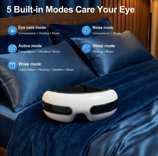 ** NEW MODEL ** Jofas LunaEase - Eye Massager with Heat & Music